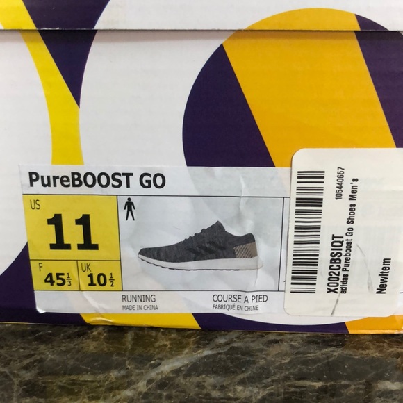 Men’s adidas PureBoost Go running shoe blue - Picture 7 of 7